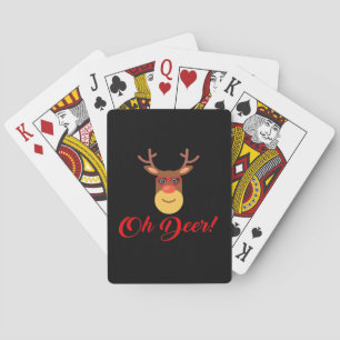Oh Deer Retro Classic   Playing Cards