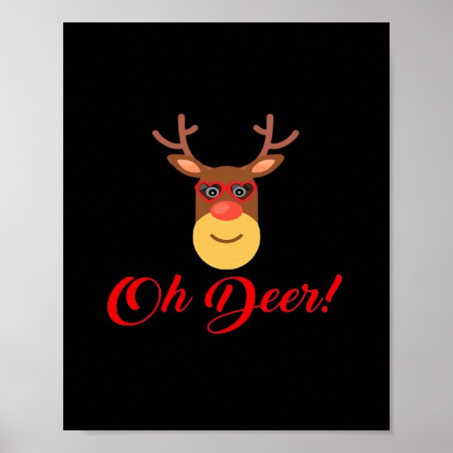 Oh Deer Retro Classic   Poster (Front)