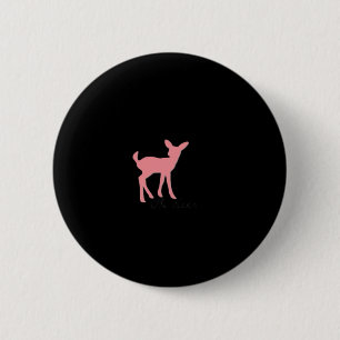 Oh Deer Retro Classic Style 6 Cm Round Badge
