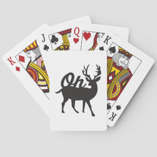 Oh Deer Retro Classic Vibe Playing Cards