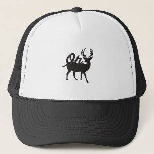 Oh Deer Retro Classic Vibe  Trucker Hat