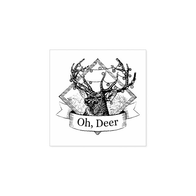 Oh, Deer Rubber Stamp (Imprint)