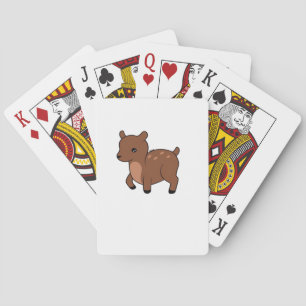 Oh Deer Soft Minimal Design  Playing Cards