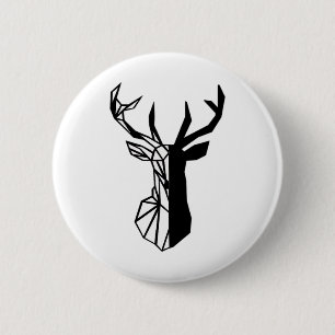 Oh Deer Soft Minimal Vibe 6 Cm Round Badge