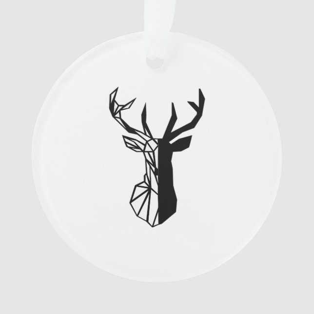 Oh Deer Soft Minimal Vibe Ornament (Front)