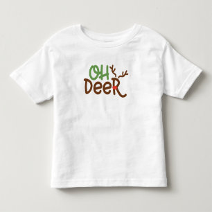 Oh Deer Toddler Christmas Shirt – Cute Holiday Tee