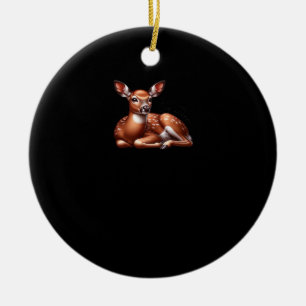 Oh Deer Trendy Modern Aesthetic Ceramic Ornament