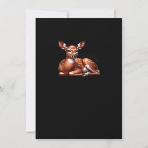 Oh Deer Trendy Modern Aesthetic Holiday Card