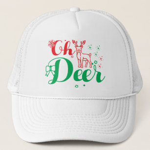 Oh deer trucker hat