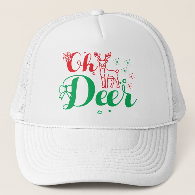 Oh deer trucker hat (Front)