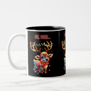 Oh, Deer.. Two-Tone Coffee Mug