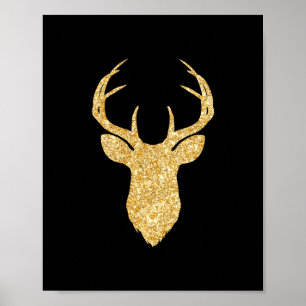 Oh Deer What A Year Funny Christmas Holiday Poster