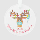 Oh Deer What a Year! Rudolph Face Masked Reindeer