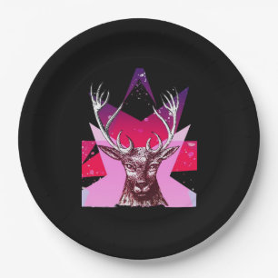 Oh Deer Whimsical Creative Design Paper Plate