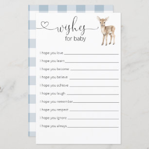 Oh Deer Woodland Baby Shower  Wishes For Baby 