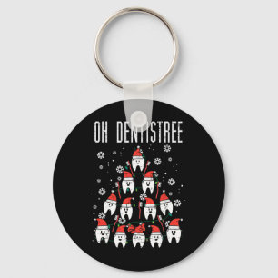 Oh Dentistree Christmas Tree Teeth Dentistry Denta Key Ring