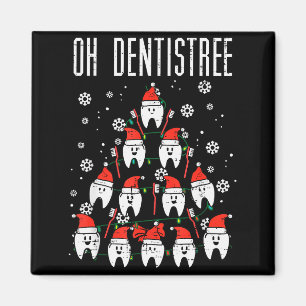 Oh Dentistree Christmas Tree Teeth Dentistry Denta Magnet