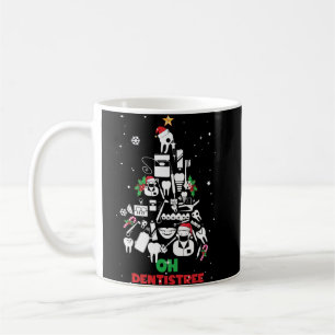 Oh Dentistree Dentist Dental Teeth Christmas Tree Coffee Mug