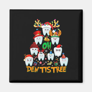 Oh Dentistree Fun Christmas Tree Dental Hygiene Xm Magnet