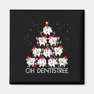 Oh Dentistree Fun Xmas Christmas Dentist Dental Is Magnet