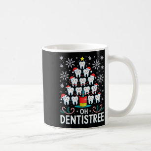 Oh Dentistree - Funny Christmas Tree Dental Hygien Coffee Mug