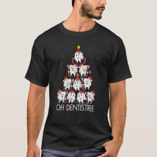 Oh Dentistree Funny Xmas Christmas Dentist Dental T-Shirt