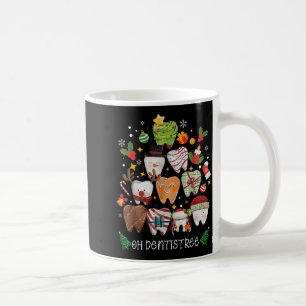Oh Dentistree Merry Christmas Dental Funny Teeth T Coffee Mug