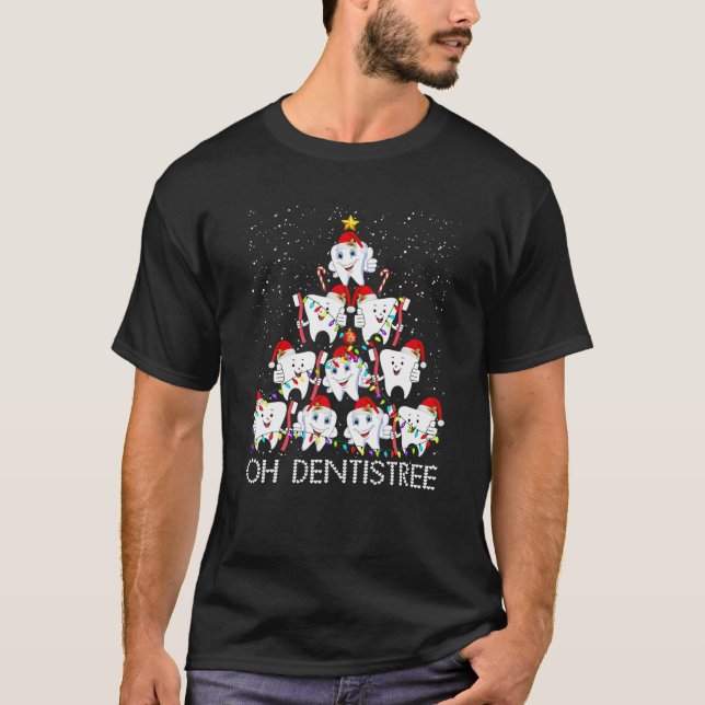Oh Dentistree Merry Dentist T-Shirt (Front)
