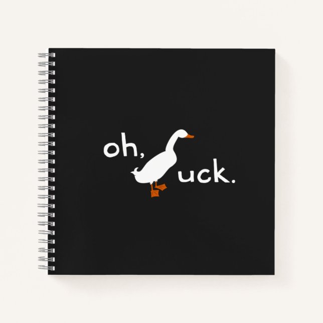 Oh Duck Notebook (Front)