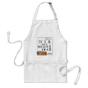 Oh for a book and a shady nook standard apron