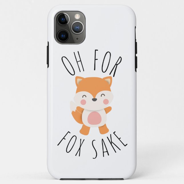 Oh for Fox Sake Case-Mate iPhone Case (Back)