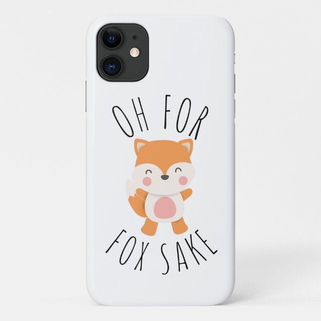 Oh for Fox Sake Case-Mate iPhone Case (Back)