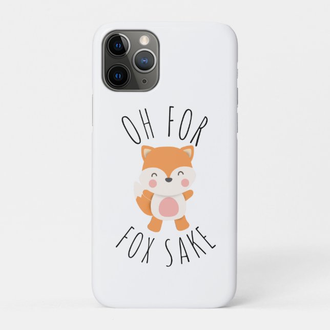 Oh for Fox Sake Case-Mate iPhone Case (Back)