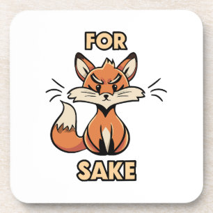 oh for fox sake coaster