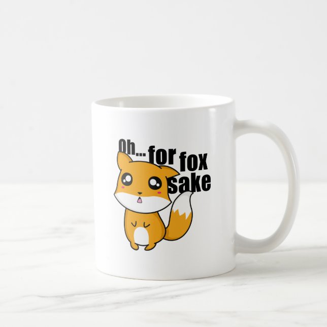 Oh... For Fox Sake Coffee Mug (Right)