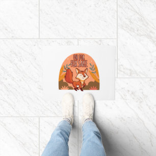 Oh For Fox Sake Cute and Funny Fox Doormat
