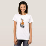 Oh, For Fox Sake I'm 40 Birthday T-Shirt<br><div class="desc">Celebrate someone's fortieth birthday with a bit of sass and humour with this fun "Oh, For Fox Sake" design. This humorously adorable woodland fox is paired with text that can be personalised for your intended recipient; just change the age and you're all set. In addition, the fonts can also both...</div>