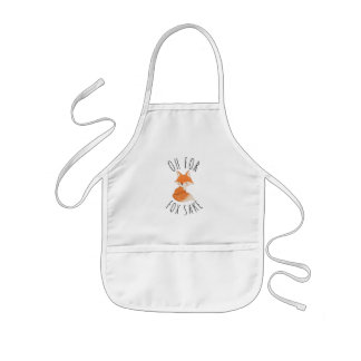 Oh for Fox Sake      Kids Apron