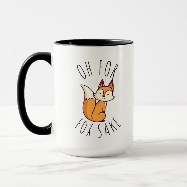 Oh for Fox Sake Mug (Left)