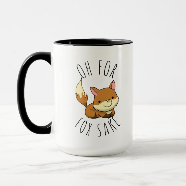 Oh for Fox Sake Mug (Left)