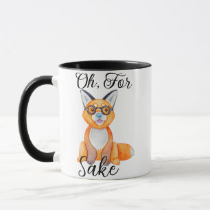 Oh, For Fox Sake Pun Funny Novelty Mug