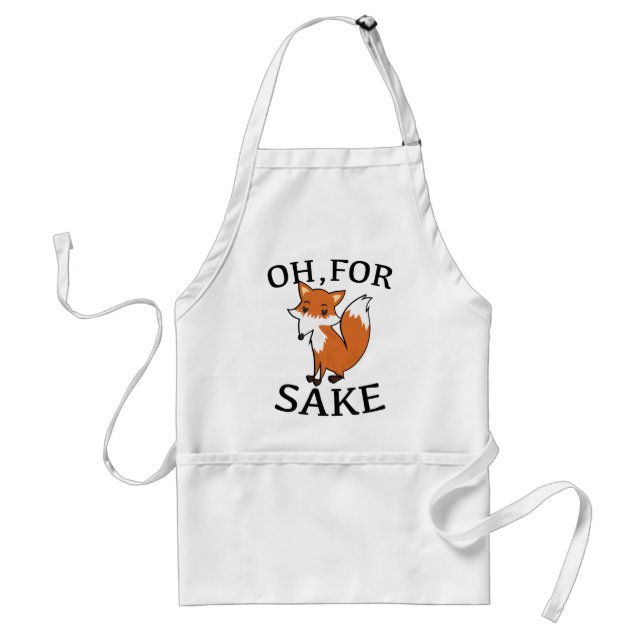 Oh, For Fox Sake Standard Apron (Front)