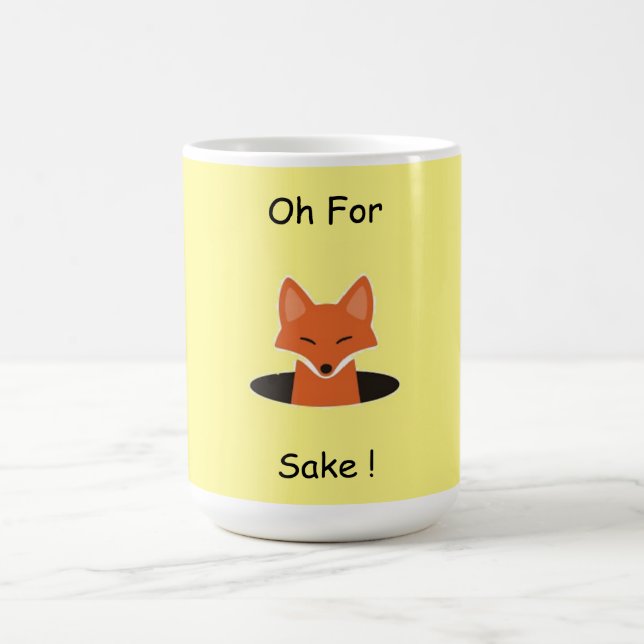 Oh for Fox's Sake Coffee Mug (Center)