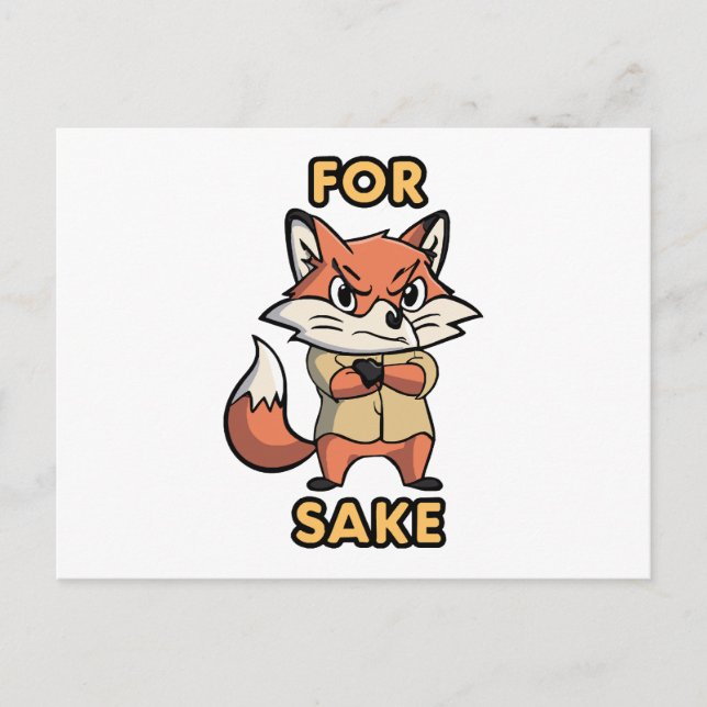 oh For Sake Postcard (Front)