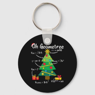 Oh geometree fun christmas tree geometry math teac key ring
