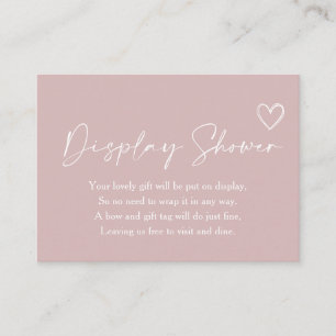 Oh Girl  Baby Shower Display Shower Enclosure Card