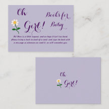 Oh Girl! Cute Daisy Baby Shower Books For Baby