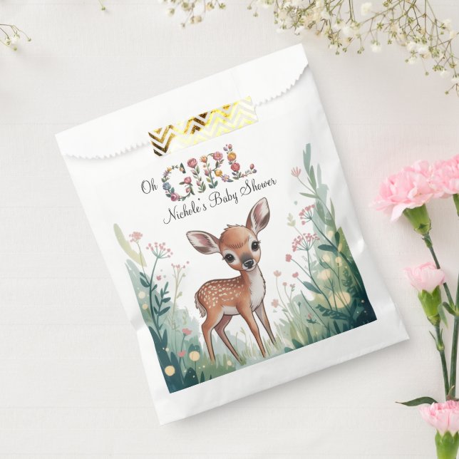 Oh Girl: Little Deer Fawn Girl Baby Shower Favour Bag (Sealed)