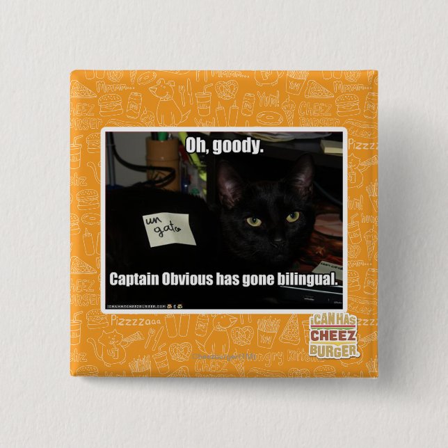 Oh, goody. 15 cm square badge (Front)