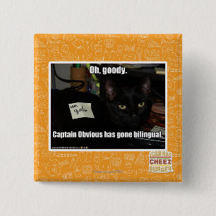 Oh, goody. 15 cm square badge